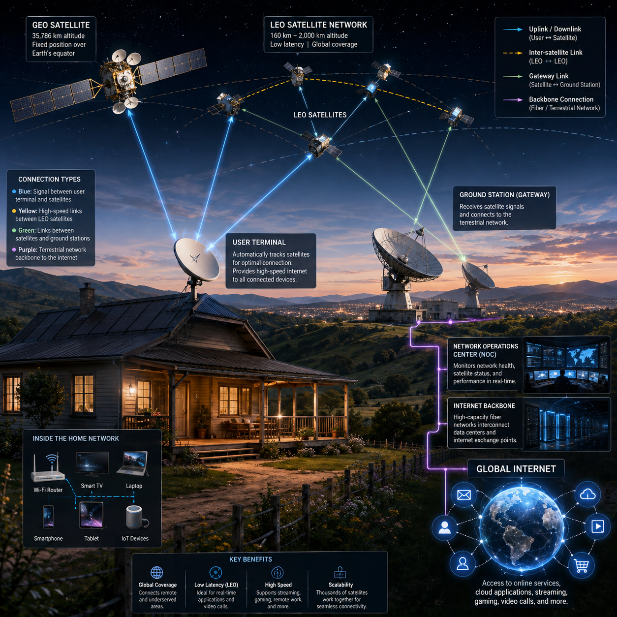 Understanding Satellite Internet: How It Works and Who It’s For